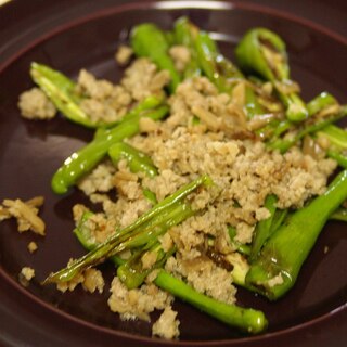 万願寺唐辛子のひき肉炒め